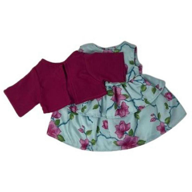 Doll Clothes Superstore Dress With Jacket Fits 14-15 Inch Cabbage Patch And Baby Dolls, 1 of 5