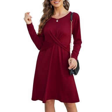 poplin dress long sleeve Cream Poplin Long Sleeve Short Dress