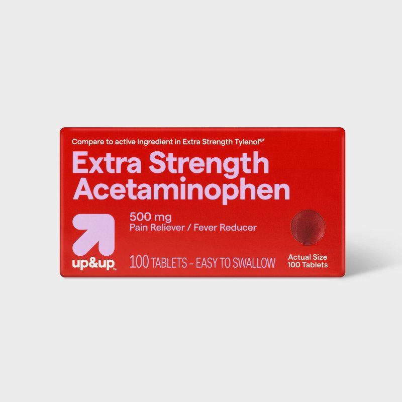 Acetaminophen Pain Relief Coated Tablets - up & up™, 1 of 4
