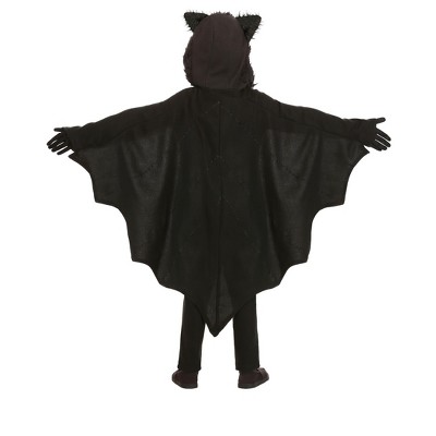 Halloweencostumes.com X Large Child Fleece Bat Costume, Black : Target