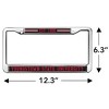 Youngstown State University School Logo Full Size Standard License Plate Metal Frame - 4 of 4