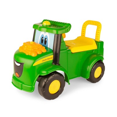 John Deere Johnny Tractor Ride-On Toy with Lights and Sound