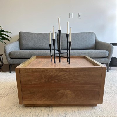 Boom Coffee Table  Modern Square Coffee Table with Storage