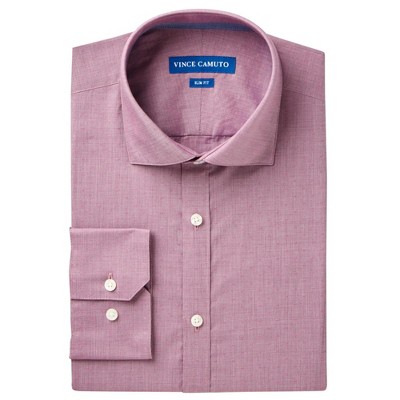 Vince Camuto Mens Cerulean Square Button Down Dress Shirt