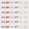 Willow & Ruby  Baby Hair Bows 36-Pack Ribbon Hair Clips for Newborns & Infants (0-12 Months)- Assorted Colors, Non-Slip Alligator Clips, 36pcs - 3 of 4