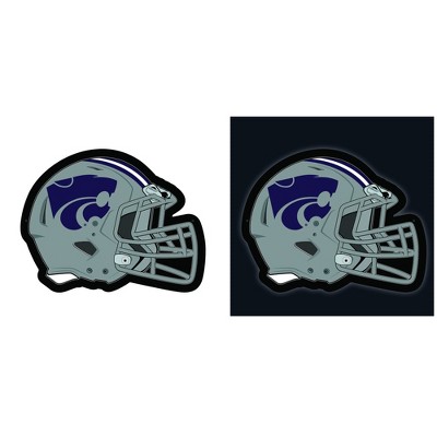 Evergreen Ultra-Thin Edgelight LED Wall Decor, Helmet, Kansas State University- 19.5 x 15 Inches Made In USA