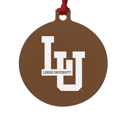 Lehigh University Primary Logo Aluminum Holiday Christmas Tree Ornament