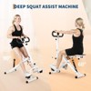 GOCAPTAIN Squat Machine, Squat Assist Trainer, Foldable Squat Ride Rowing Machine for Home, Full Body Workout Gym for Glutes Legs Workout - 2 of 4