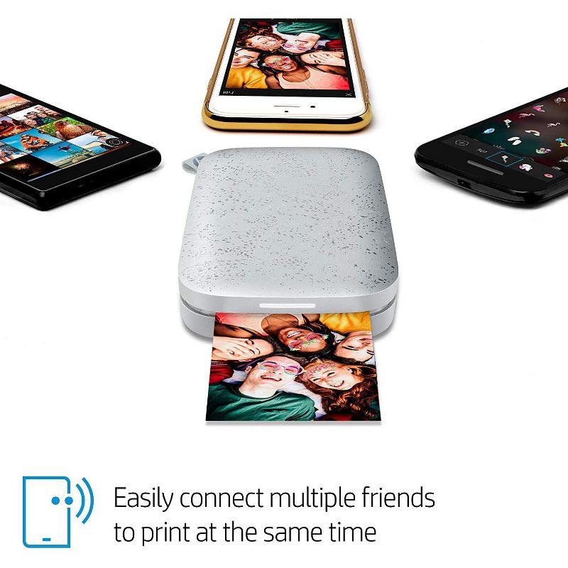 HP Sprocket Portable 2x3" Instant Photo Printer Print Pictures on Zink Sticky-Backed Paper from your iOS & Android Device., 6 of 10