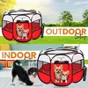 SereneLife Foldable Pet Tent with Collapsible Pet Bowl - 4 of 4