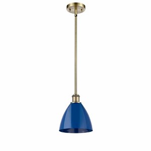 Plymouth Dome - 1 Light Stem Hung Pendant In Industrial Style-9.25 Inches Tall and 7.5 Inches Wide - 1 of 1