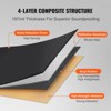 VEVOR Car Sound Deadening Mat, 200 mil 25 sqft Car Sound Dampening Material, Butyl Automotive Sound Deadener, Black - 4 of 4