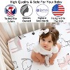Sweet Jojo Designs Girl Baby Fitted Crib Sheet Cartoon Puppy Dog White and Pink - 3 of 4