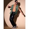 INSPIRE CHIC Men's Open Front Sleeveless Western 70s Suede Tassel Cardigan - 4 of 4