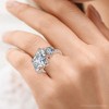 Pompeii3 Certified 5Ct Heart Shape Diamond Engagement Ring 14k Gold or Platinum Lab Created - Size 8 - 3 of 4