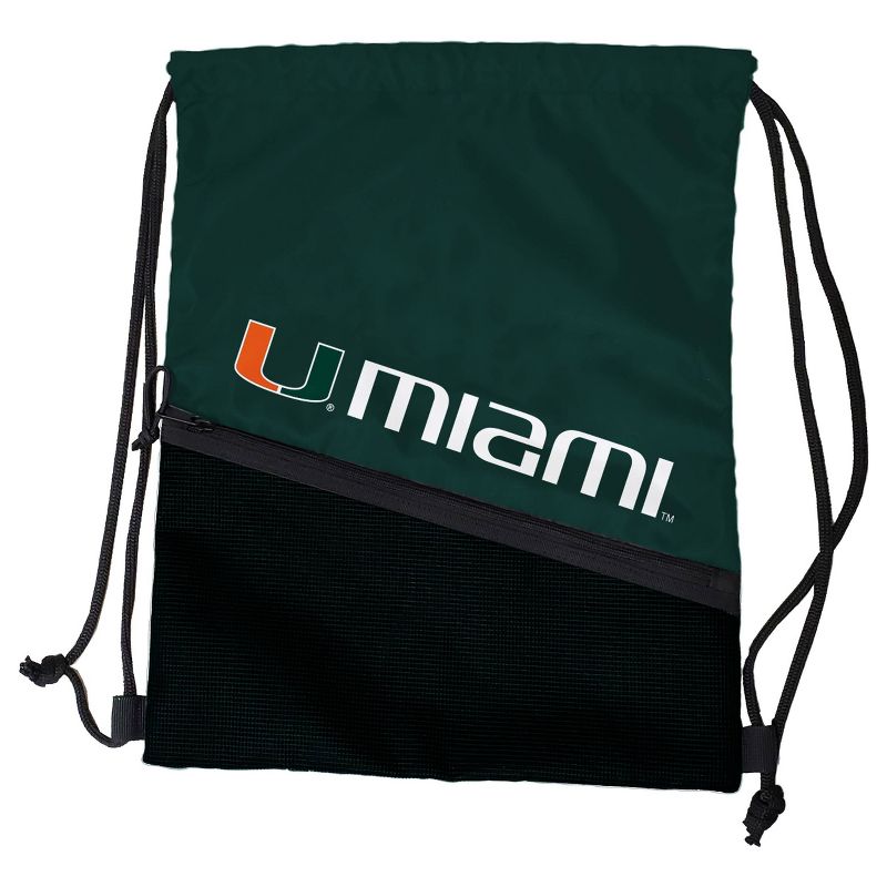 NCAA Miami Hurricanes Tilt Drawstring Bag, 1 of 3