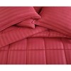 Kate Aurora All Season Hotel Dobby Stripe 8 Piece Bed in a Bag Comforter & Sheets Set - 4 of 4