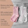 Cozyway Ruffled Baby Knee High Socks for Girls, 5 Pack, Neutral Pastels, 0-6 Months Old - 2 of 4
