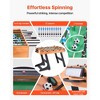 VEVOR Folding Foosball Table, 42 inch Standard Size Table, Indoor Full Size Foosball Tables for Home, Family,and Game Room,Durable Soccer Set, Brown - 4 of 4