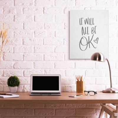 Large Black and White Motivational Quote Canvas Wall Art