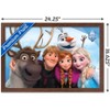 Trends International Disney Frozen - Group 10th Anniversary Framed Wall Poster Prints - 3 of 4