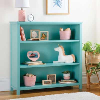 Guidecraft Kids' Deluxe Taiga 3 Shelf Bookshelf: Children's Sturdy Wooden Bedroom Bookcase, Toy Organizer and Storage Shelves