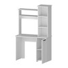 NicBex Home Office Desks Desk with Storage Office Home Desks Morden Study Writing Table with 4 Open Shelves and 1 Cabinet Door for Office Room - 4 of 4