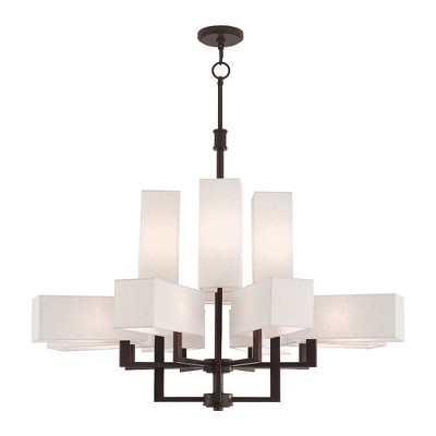 Livex Lighting Rubix 12 - Light Chandelier in  Bronze