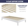 Twin Size Platform Bed with Sturdy Frame for Bedroom - 3 of 4
