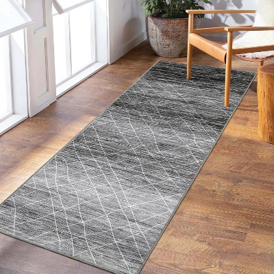 Area Rugs for Living Room Machine Washable Indoor Carpet - Ultra Soft Modern Rug for Bedroom, Dining Room, Office - Non-Slip Low Pile Floor Mat