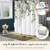 LunaLulinlk Shower Curtain with Hooks – Heavy-Duty Mold/Mildew-Resistant - 2 of 4