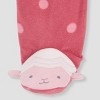 Carter's Just One You® Baby Sheep Fleece Sleep N' Play - Pink - 2 of 4