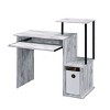 NicBex Ergonomic Computer Desk with Keyboard Tray & Open Shelving Space-Saving Home Office Desk for Work/Study - 2 of 4