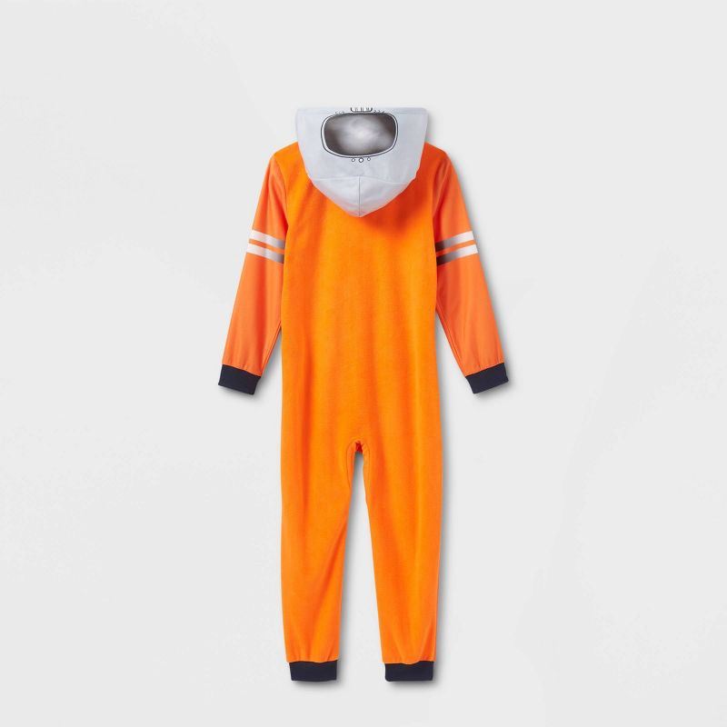 Boys&#39; NASA Pajama Jumpsuit - Orange, 2 of 4