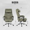 RISOKEYS Big and Tall Ergonomic Office Chair Home Computer Chair with Footrest and Removable Headrest,Reclining Office Chair,Home Chair - 3 of 4