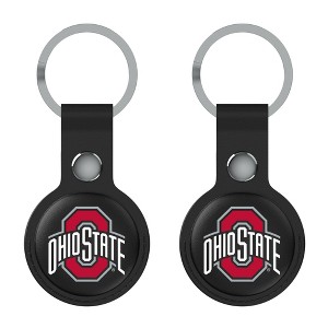 Keyscaper NCAA Big Ten Universities Insignia Black Airtag Holder 2-Pack - 1 of 4