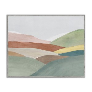 Stupell Industries Subtle Rolling Hills Framed Giclee Art - 1 of 4