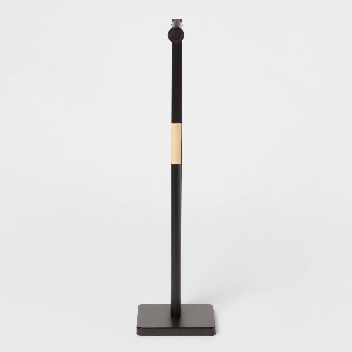 Freestanding Toilet Paper Holder Matte Black - Brightroom™: Steel Construction, 22.99" Tall, Storage Solution