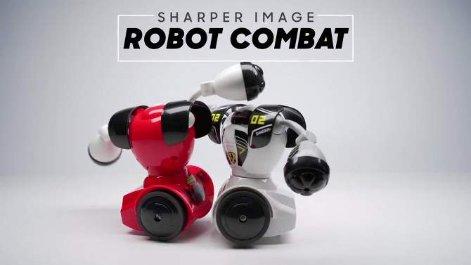 Sharper Image Remote Control (RC) Robot Fighting Set Multiplayer, 2 of 14, play video