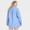 Women's Tunic Long Sleeve Collared Button-Down Shirt - Universal Thread™ - 2 of 3