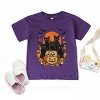 Black Cats Pumpkin Vintage - Toddler Short Sleeve Graphic T-Shirt and Youth Short Sleeve Graphic T-Shirt - 2 of 4