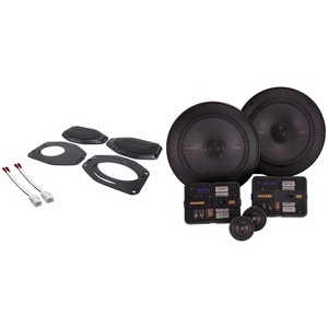 Kicker 51KSS6504 6.5" KS-Series Component Speakers and Sound Bar Mounting Kit Compatible with Jeep JL (2018-2023) & JT (2020-2023) - 1 of 4