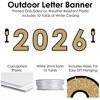 Big Dot of Happiness New Year's Eve - Gold - 2026 New Years Eve Party Decorations - 2026 - Outdoor Letter Banner - 4 of 4