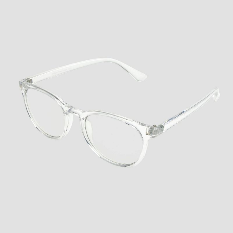 Men&#39;s Crystal Clear Blue Light Filtering Square Glasses - Original Use&#8482; Clear, 2 of 3