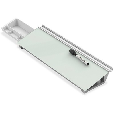 Quartet Glass Dry Erase Desktop Computer Pad 18 x 6 White GDP186