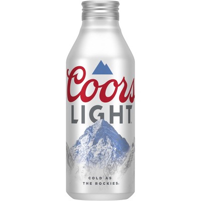 Coors Light Beer - 15pk/16 Fl Oz Aluminum Bottles : Target