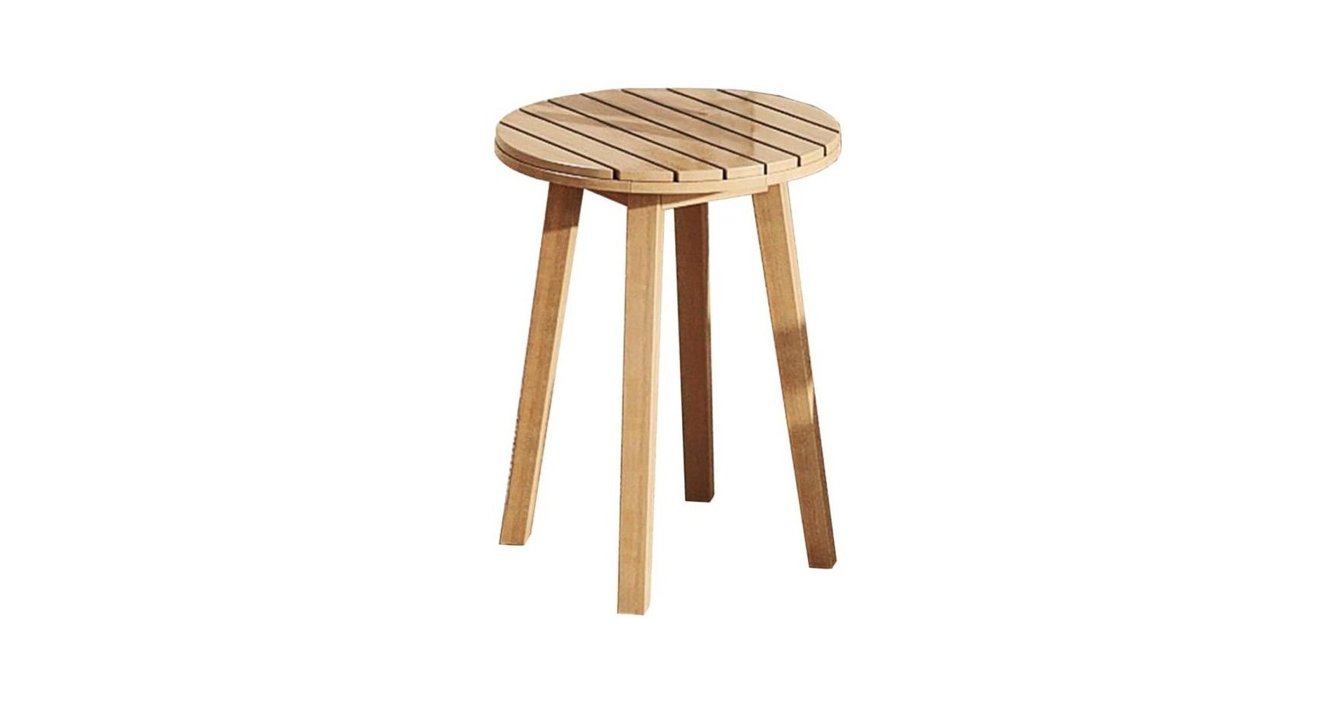 New Classic Furniture,Wesley Wood Patio End Table in Natural