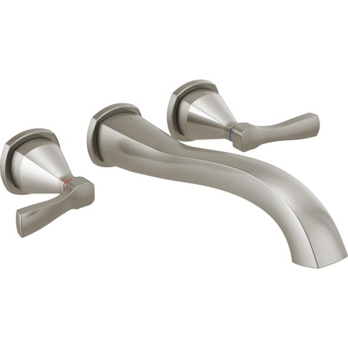 Delta Faucet T5776 Wl Stryke Double Handle Wall Mounted Tub Filler