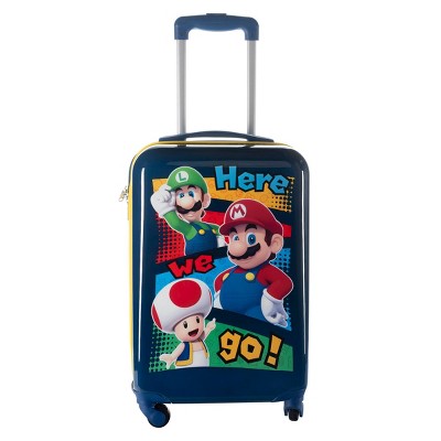 Mario Kids&#39; Hardside Carry On Spinner Suitcase_1