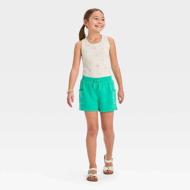 Girls&#39; French Terry Patch Pocket Shorts - Cat &#38; Jack&#8482;, 4 of 5
